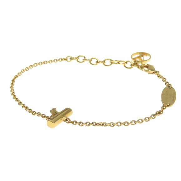 LOUIS VUITTON Gold Charm Bracelet
